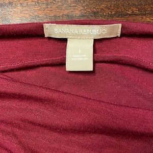 Banana Republic Burgundy shirt